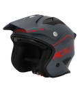 Casco Acerbis Jet Aria 22-06 Gris/Rojo