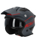 Casco Acerbis Jet Aria 22-06 Gris/Rojo