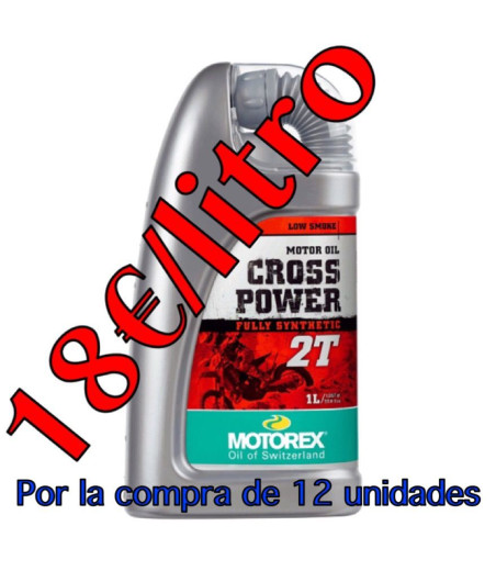 ACEITE MOTOREX CROSSPOWER 2T 1L