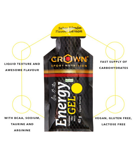 Energy gel Crown - limón en Vaquero Benavente