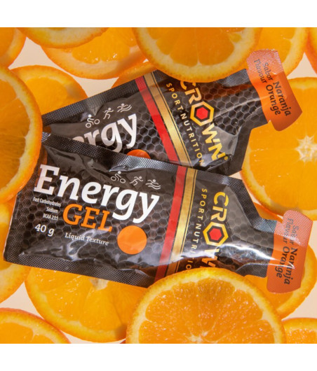 Energy gel Crown - naranja en Vaquero Benavente